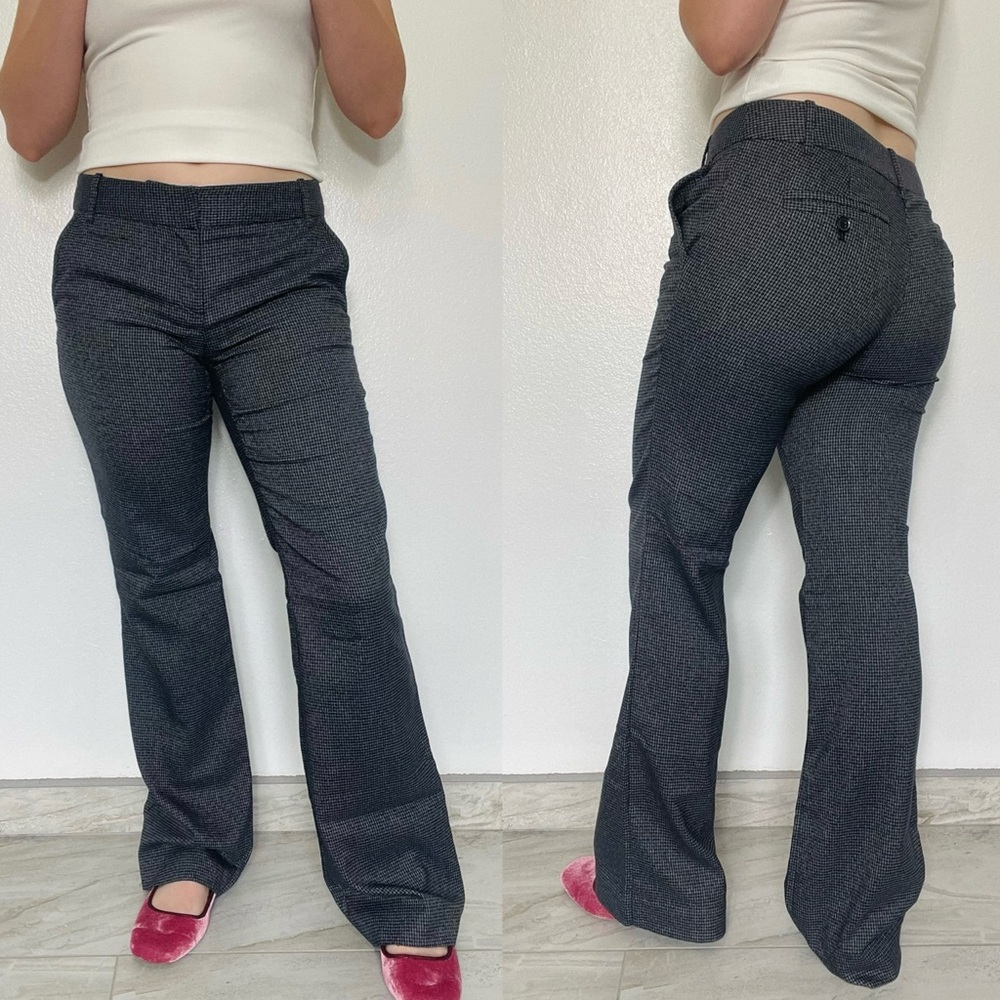 🌱5/$25🌱 Attention | Contemporary Fit Gray Houndstooth Flare/Straight Dress Pants